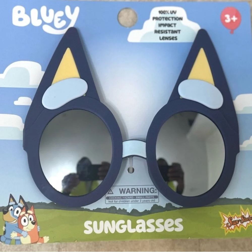 Bluey Plush Backpack and Bluey Sunglasses